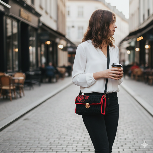 Petit sac "Black Baccara"