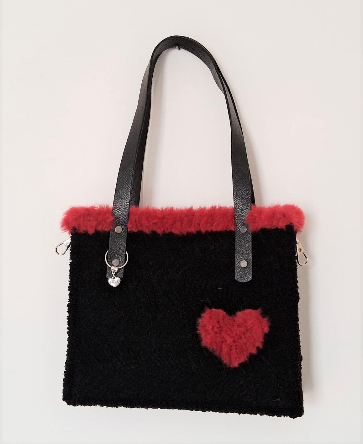 Sac à main "Cœur Rouge"