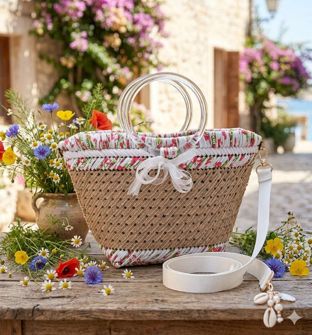 Sac à main "fleurs des champs"