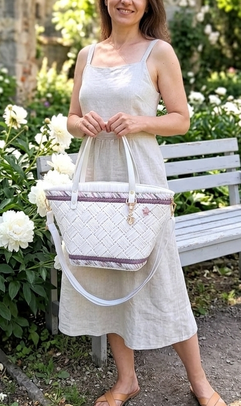 Panier "Pivoine"