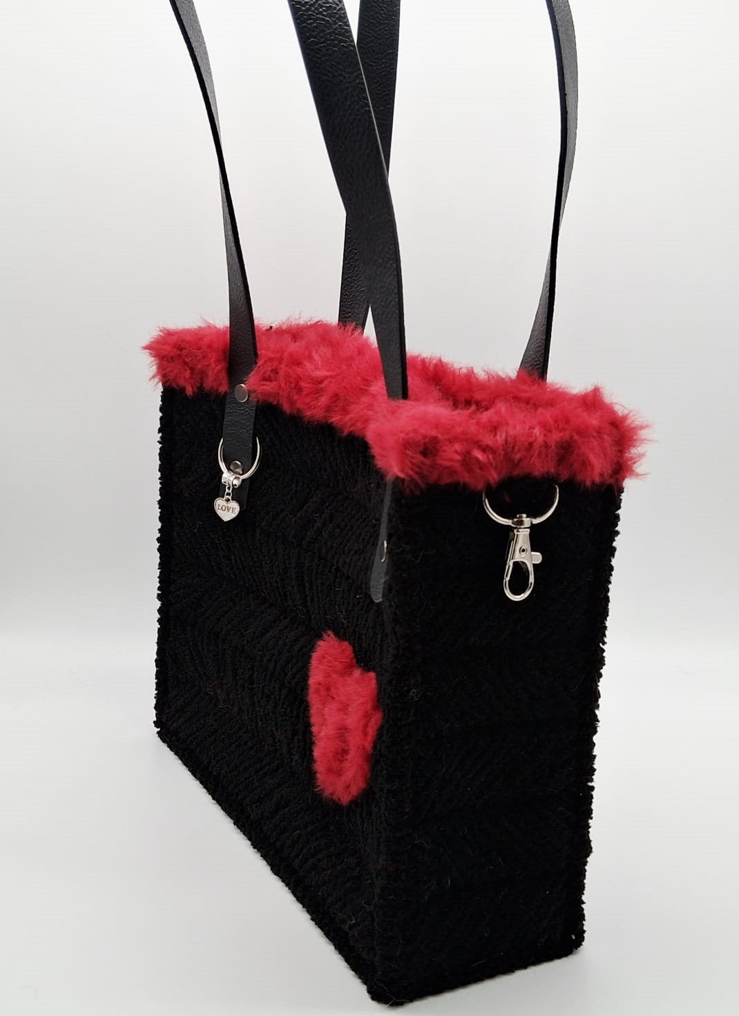 Sac à main "Cœur Rouge"