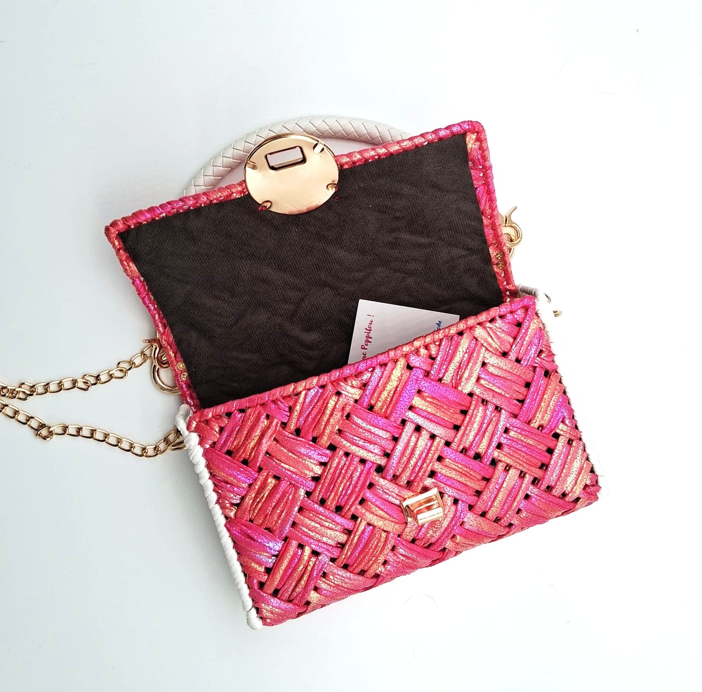 Petit sac "White Lotus"