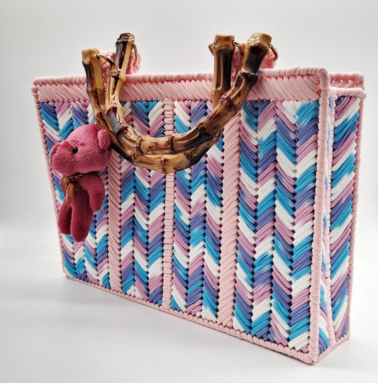 Sac à main "Pink summer"