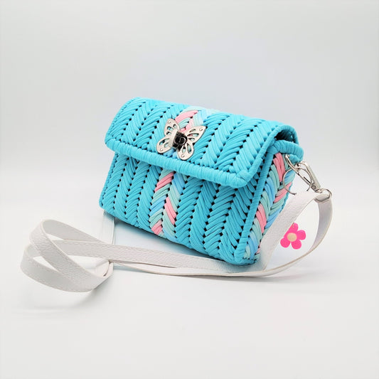 Petit sac "Butterfly" Turquoise